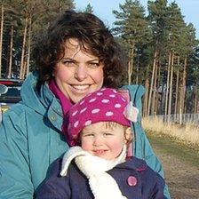 Annie Wilson and her 21-month-old daughter Amelie