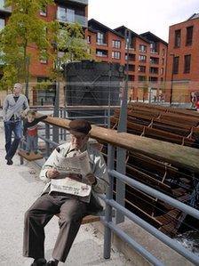 Artist's impression of the water wheel at Kelham Island