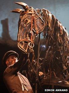 War Horse in London. Photo by Simon Annand