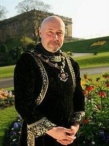 Councillor Leon Unczer, the Sheriff of Nottingham