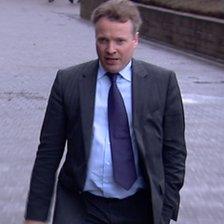 Craig Whyte, arriving at Glasgow Sheriff Court