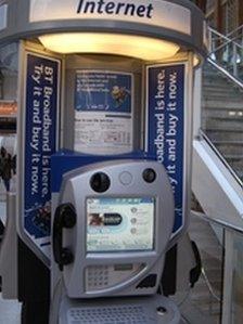 BT internet payphone