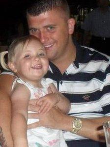 Scott Fletcher pictured with his daughter Lucie in 2011