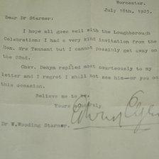 Elgar letter