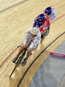 GB women at the Olympic Velodrome