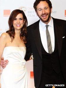 Kristen Wiig and Chris O' Dowd at the Baftas