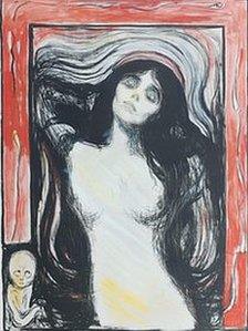 Edvard Munch"s Madonna