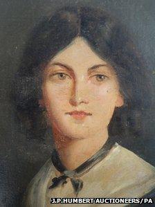 Portrait believed to be of Emily Bronte