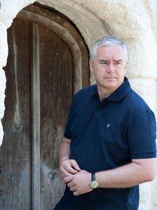 Huw Edwards at Plas Penmynydd in Anglesey, one of the family seats of Henry VII.