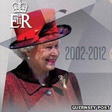 Guernsey Post stamps celebrating the Queen's Diamond Jubilee