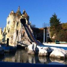 The log flume has been one of the park's main attractions