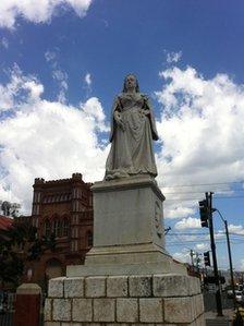 Queen Victoria's statue in Kingston