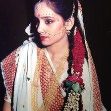 Old photograph of Nisha Palicha