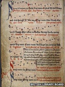 Original manuscript for Sumer Is Icumen In