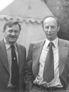 Peter Gurney (right) and Ken Howorth