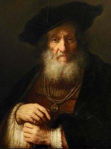 Portrait of an Old Man or The Old Rabbi by Rembrandt