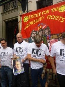 A group outside a site in St Philips Place