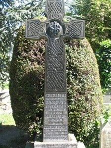 The memorial to Denzil Jarvis in Leicester