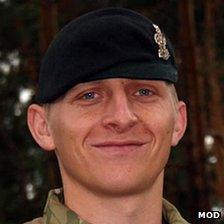 Deceased UK soldier Corporal Jack Stanley