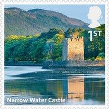 Narrow Water Castle stamp