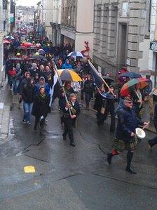 March in Falmouth