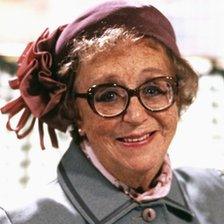 Dame Thora Hird as she appeared in Last of the Summer Wine