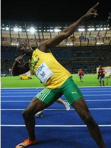 Usain Bolt. Photo: ALLSPORT/Getty Images