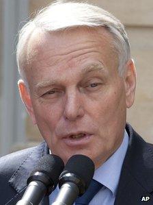 Jean-Marc Ayrault at the Matignon Palace in Paris, 16 May