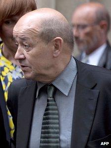 Jean-Yves Le Drian in Paris, 9 May