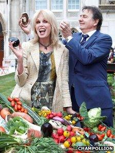 Joanna Lumley and Raymond Blanc at the launch