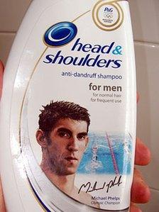 Procter & Gamble Head and Shoulders shampoo featuring US swimmer Michael Phelps