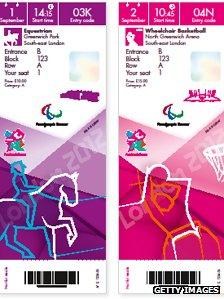 London 2012 ticket design