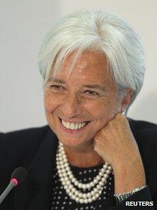 IMF managing director Christine Lagarde