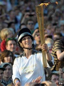 Zara Philips at Cheltenham Racecourse