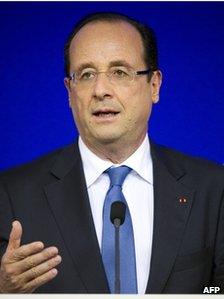 French President Francois Hollande