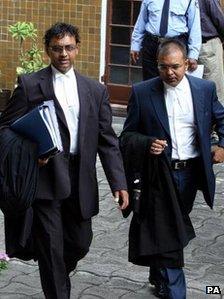 Defence counsel for Mr Treebhoowon, Ravi Rutnah and Sanjeev Teeluckdharry