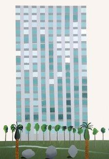 David Hockney's Savings and Loan Building