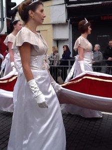 Rugby Theatre re-enacted the Coronation