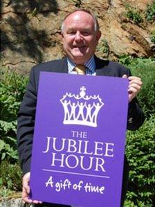 Jubilee hour logo held by Jonathan Haward