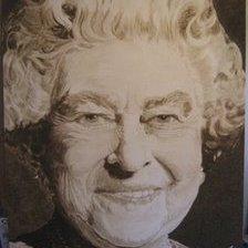 Soil portrait of The Queen