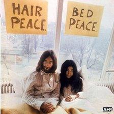 John Lennon and Yoko Ono, 1969