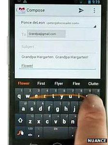 Swype screenshot