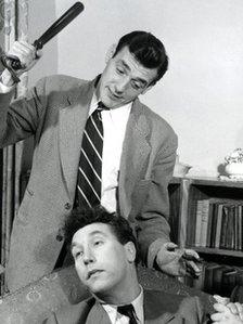 Eric Sykes with Frankie Howerd in 1951