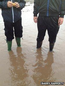 Two revellers at T in the Park