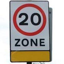 20mph sign