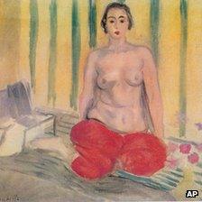 Odalisque a la culotte rouge by Matisse