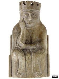 Queen from Lewis Chessmen pieces