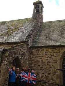 Bell ringing in Longformacus in the Lammermuir hills in the Scottish Borders