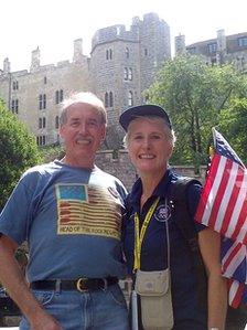 Randall Wilson and Julia Martinusen from Des Moines in Iowa