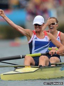 Heather Stanning and Helen Glover